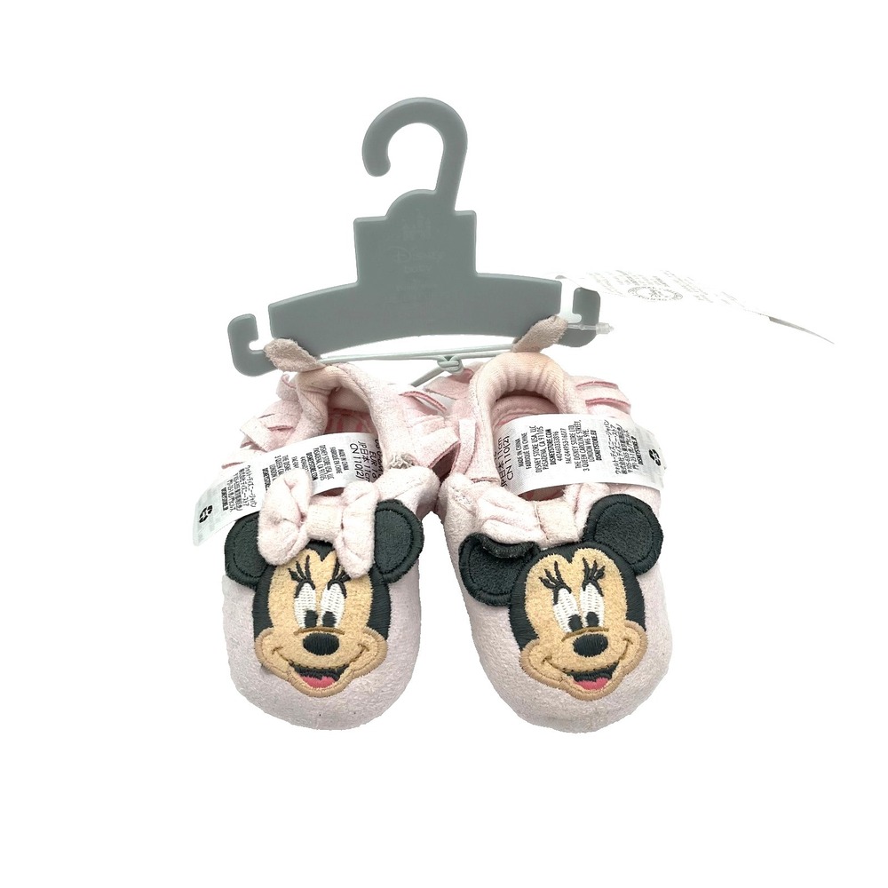 Disney Store Slip On Shoes Minnie Mouse 0-6M New